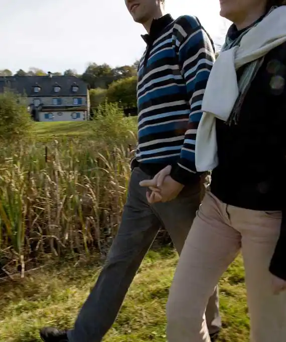 randonneurs dans le Cantal